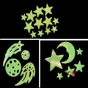 ESTRELLAS LIMINOSAS BRILLAN EN LA OSCURIDAD MODELOS SURTIDOS GLOW IN THE DARK HS159